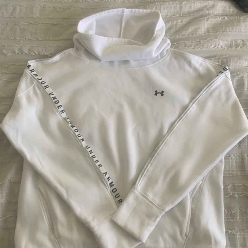 Under Armour white sweater